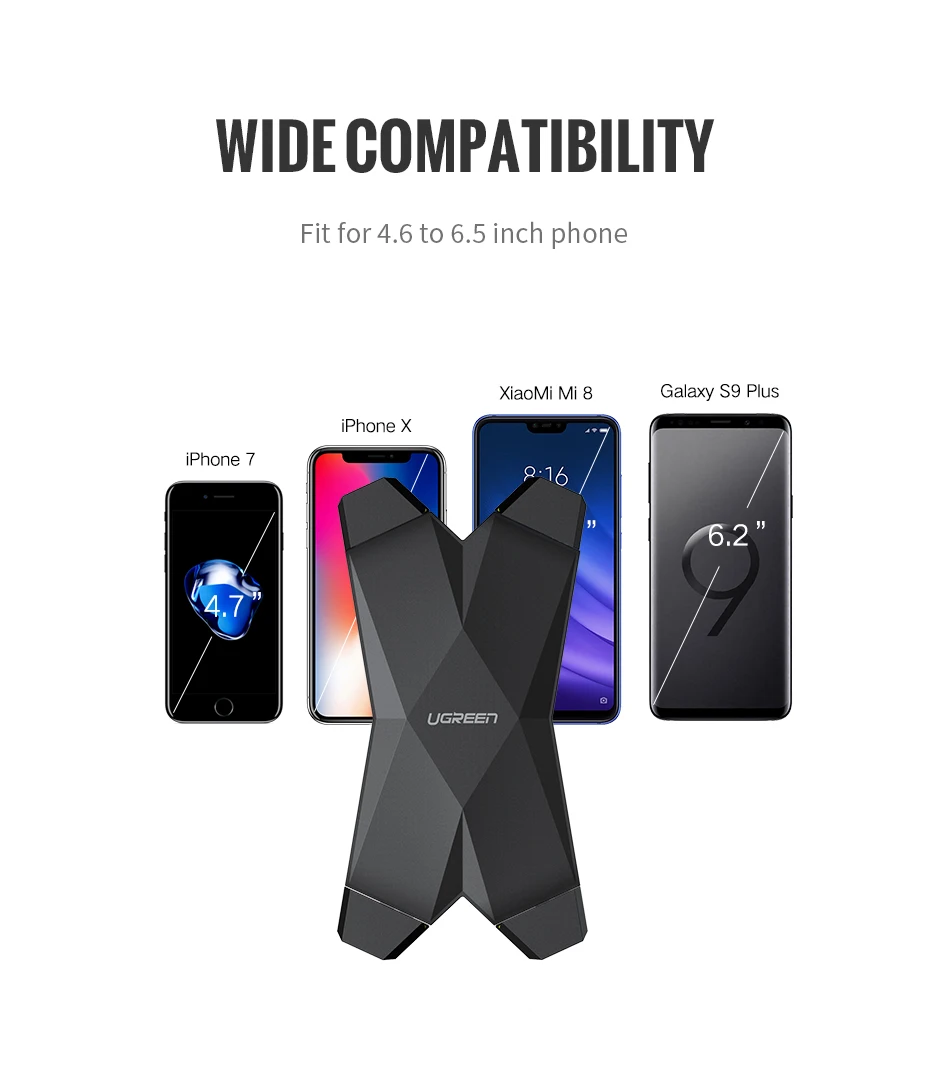 Ugreen велосипедный держатель для телефона для iPhone X S 8, держатель для сотового телефона, велосипедный руль, держатель для телефона для samsung, велосипедный держатель для телефона