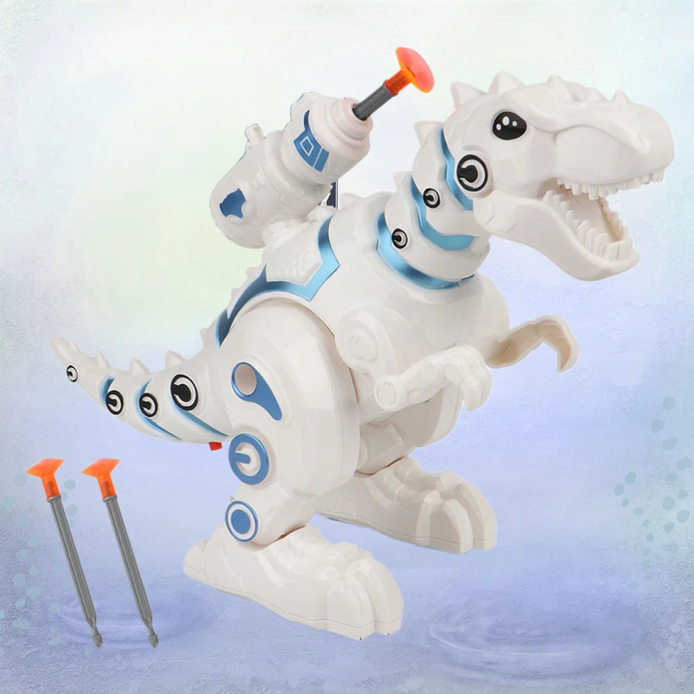 

4pcs Artificial Tyrannosaurus Electric Funny Shooting Light Sound Educational Model