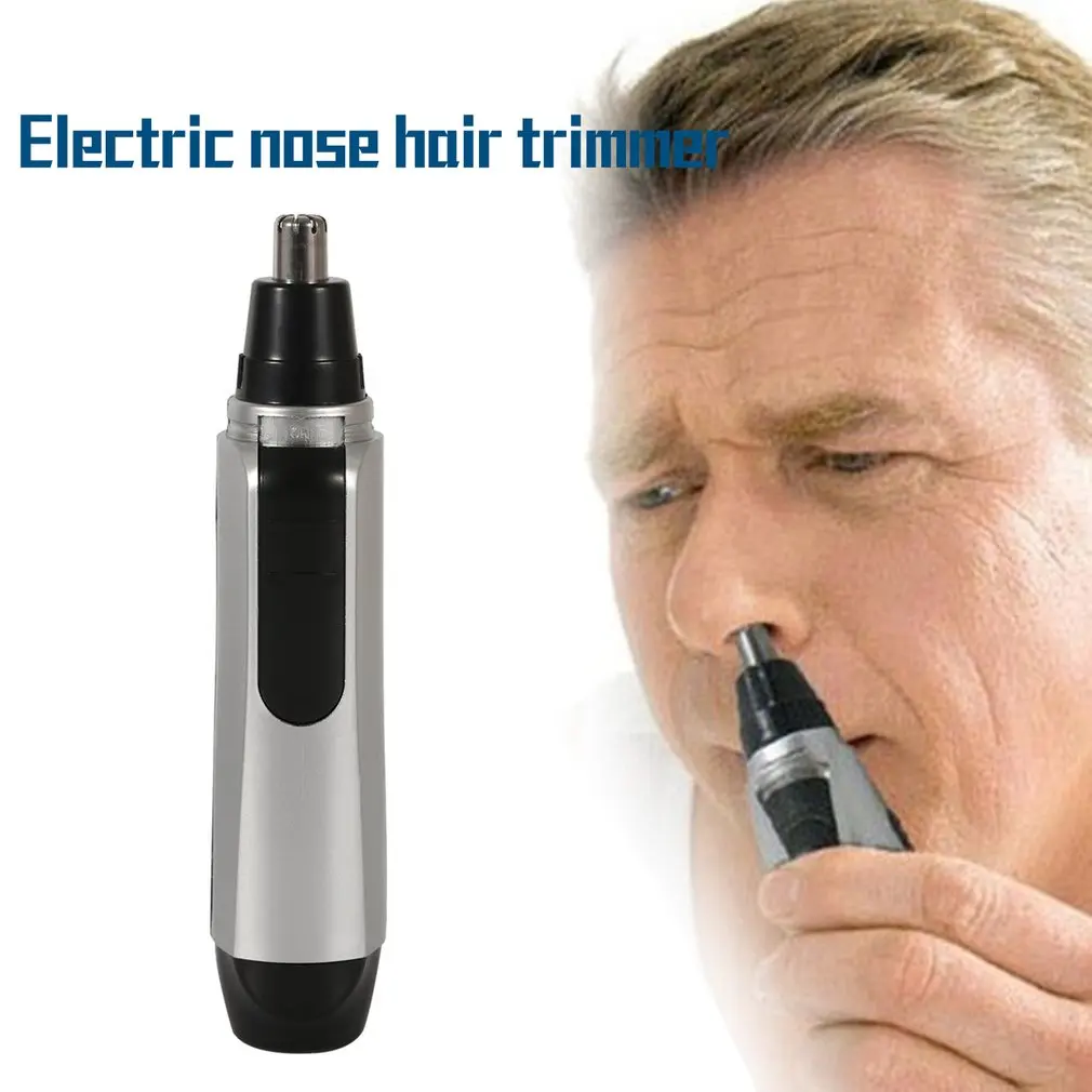 

Mini Electric Ear Nose Hair Trimmer Portable Handy Handsome Men Body Nasal Cleaner Eyebrow Shaver Facial Hair Clipper Safety