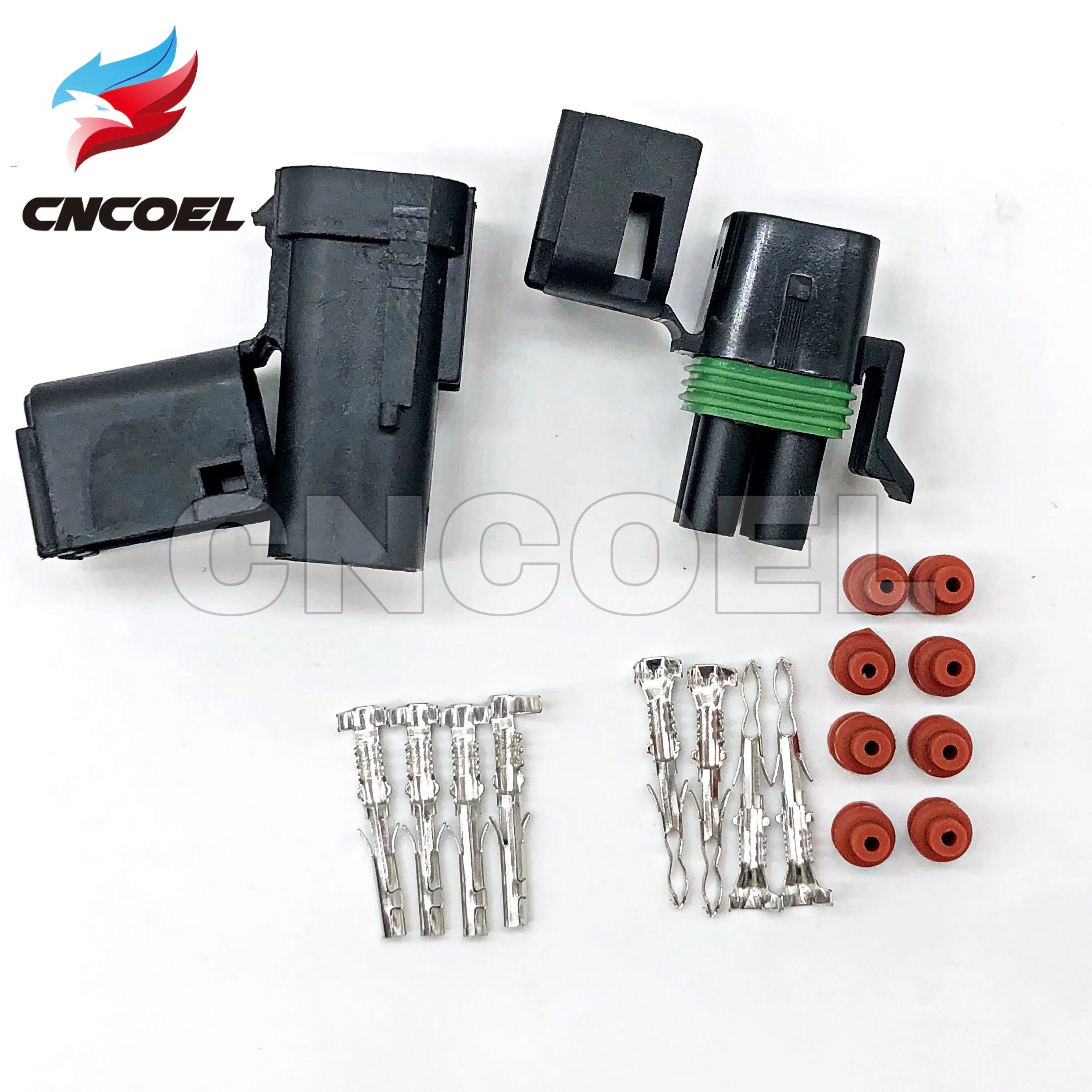 5 компл. 4 Pin 12015798 12015024 Женский Мужской Погодный Электрический провод 2 Delphi разъем