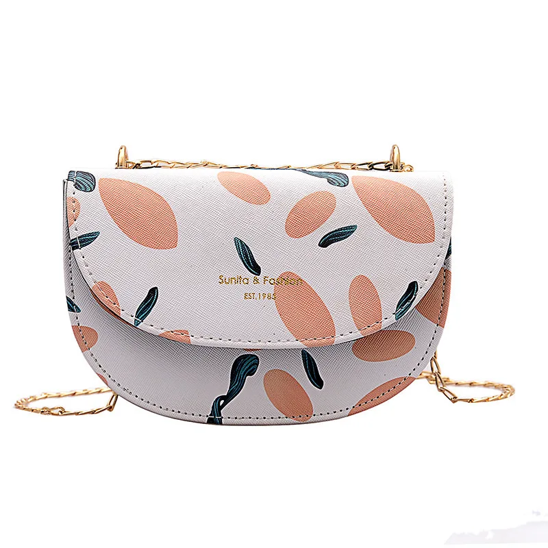 

Popular foreign style small bag new fashion saddle bag net red chain shoulder messenger bag