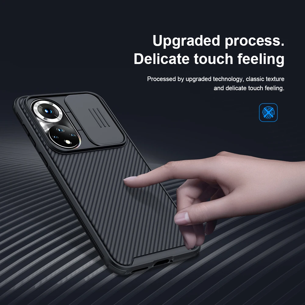 

For Huawei Honor 50 Case CamShield Case Hard Plasti Anti-skidding Dust-proof Camera Protection Cover for Honor 50 Pro NILLKIN