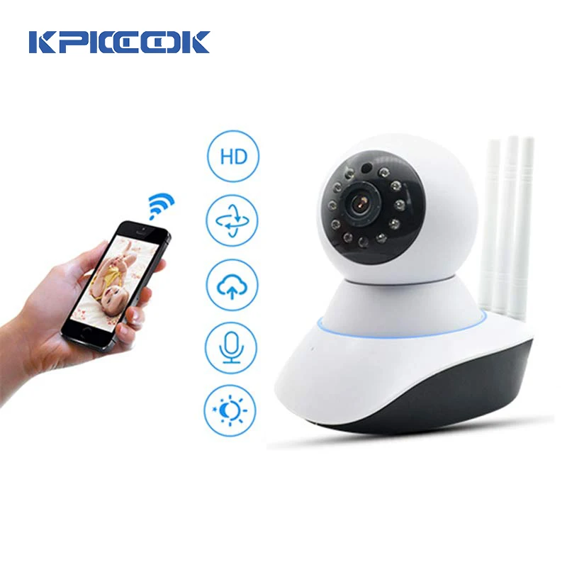 IP камера KPIOCCOK 720P 355 градусов ночное видение голосовой Интерком интеллектуальная 2