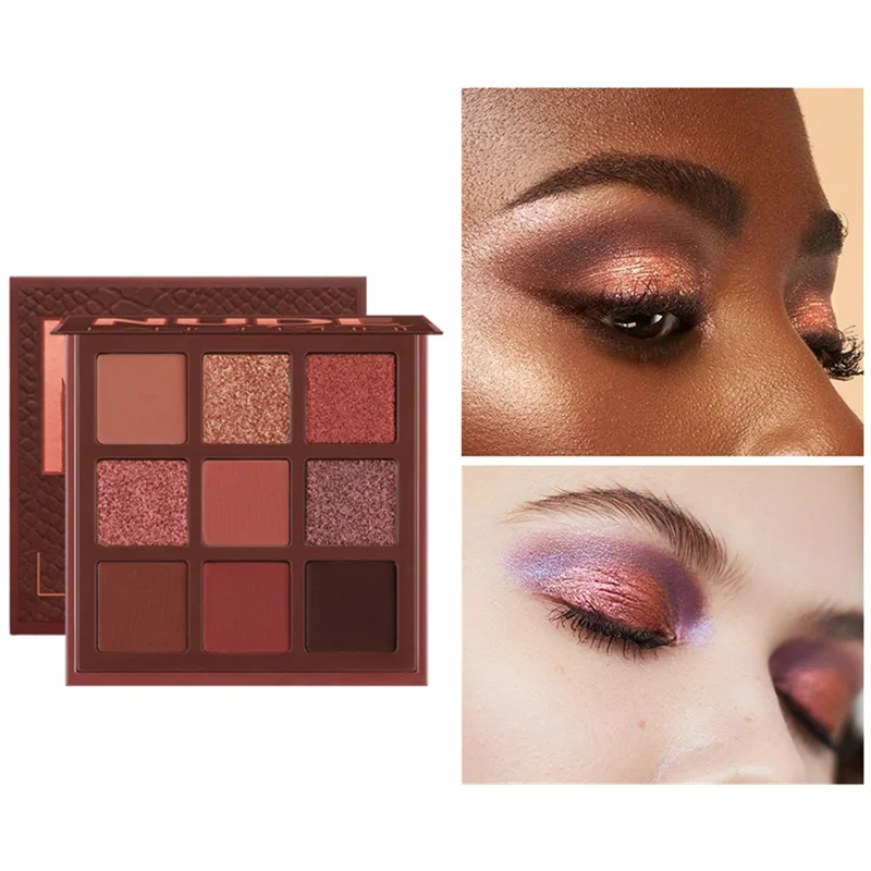 

Mode Eyeshadow Palette 9 Kleuren Matte Oogschaduw Palette Glitter Oogschaduw Make-Up Naakt Make Set Korea Cosmetica Beauty