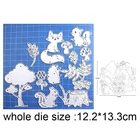 Новинка 2020, металлические штампы для пней, животных, скрапбукинга, птицы, бабочки, цветов, листьев, высечки для самостоятельной изготовление бумажных карточек