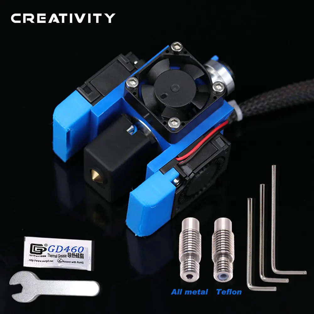 Высококачественный V6 Hotend полностью металлический 3d Volcano J-Head Bowden комплект