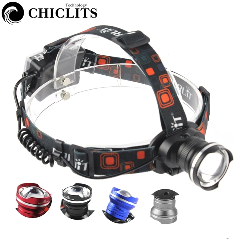 CHICLITS RJ 2166 1200LM T6 светодиодный 3 режимный зум фонарь водонепроницаемый для кемпинга
