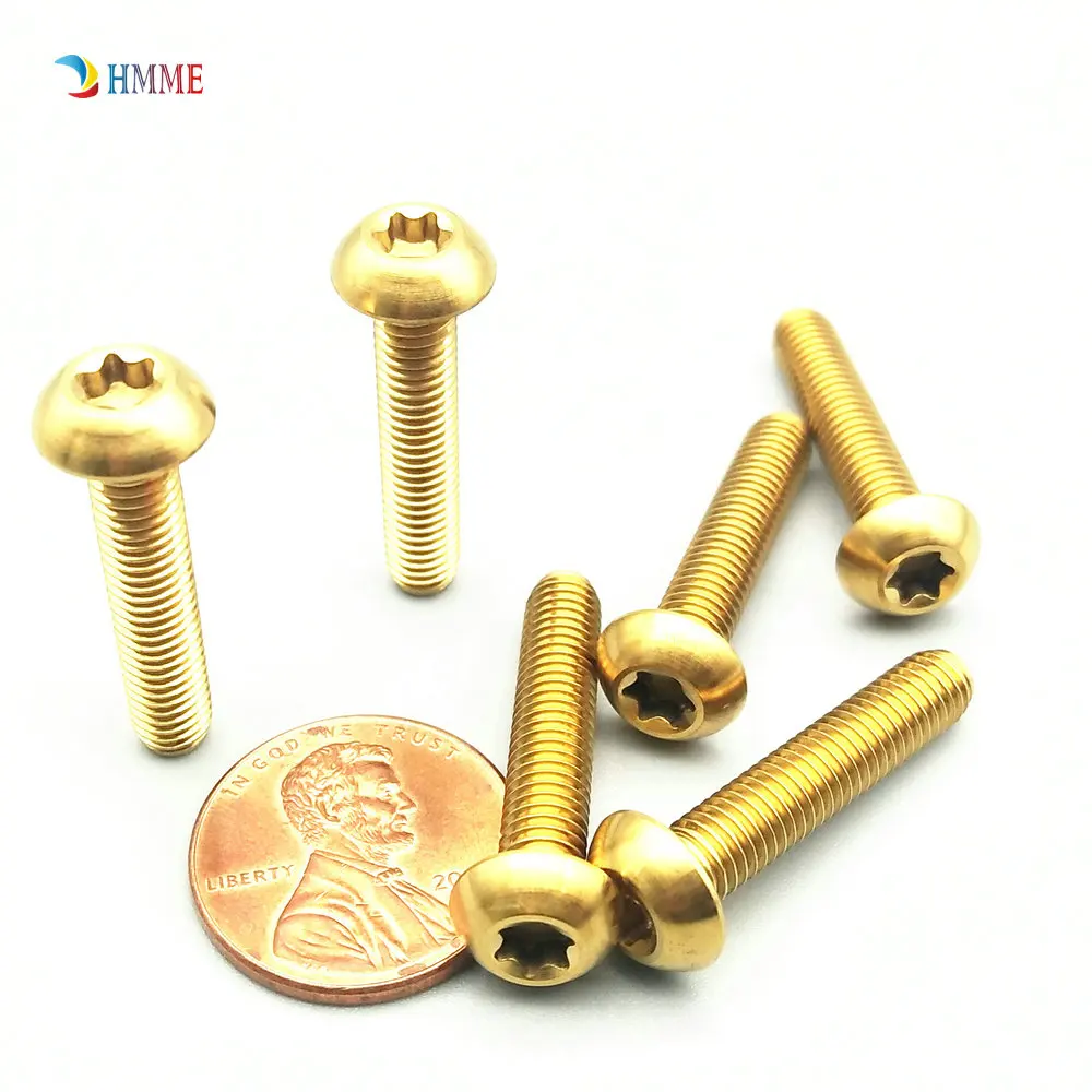 Титановый болт M5 x 25 мм для автомобилей мотоциклов велосипедов модифицированные
