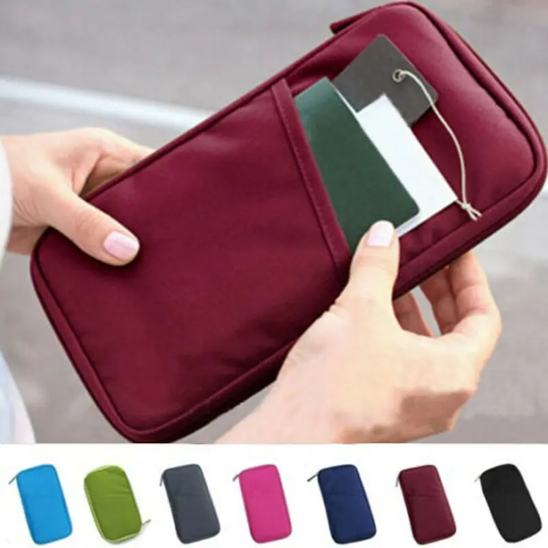 Дорожная Обложка для паспорта бумажник кредитных карт кошелек держатель