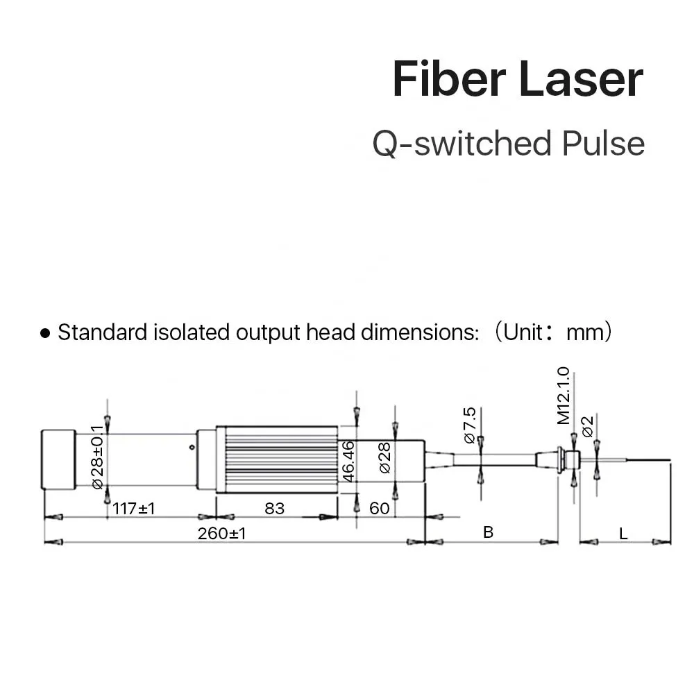 Макс. аппарат для маркировки импульсным Волоконным лазером 1064 нм 20 Вт 30 50 |
