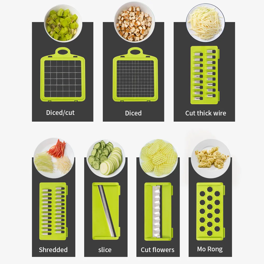 

New Multifunction Vegetable Cutter Kitchen Accessories Gadgets Steel Blade Potato Peeler Carrot Grater Kitchen Tool