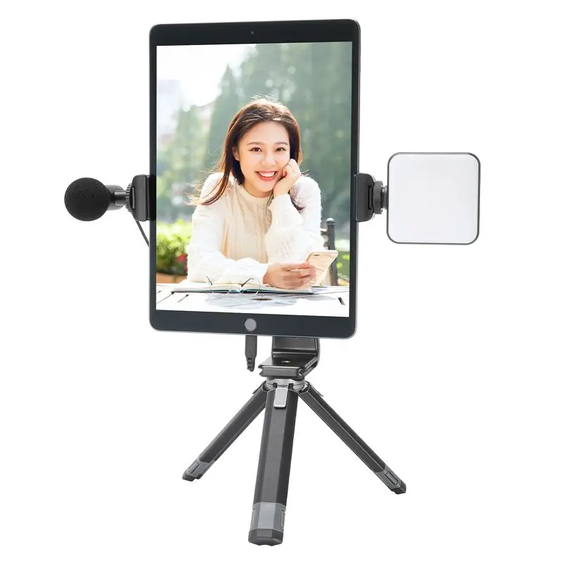 

Ulanzi ST-20 Horizontally and vertically Tablet Stand Clamp Holder Universal for iPad Pro 5 iPad Air Mini Samsung Tab Huawei