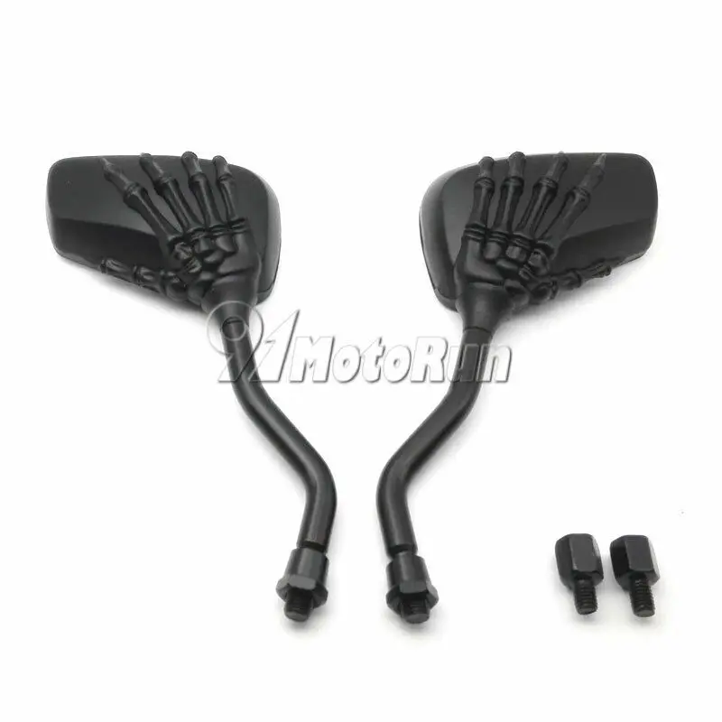 1 пара мотоциклетных зеркал заднего вида с черепом для Kawasaki Vulcan VN 700 750 800 900 1500 1600 1700