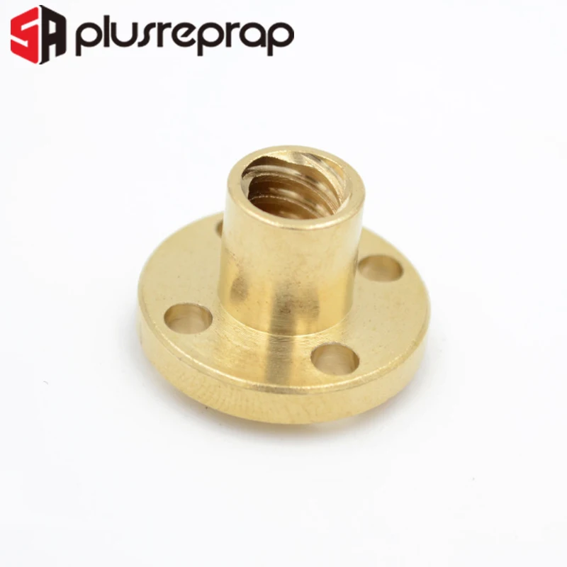 Детали для 3D принтера латунная Фланцевая гайка ЧПУ Reprap T8 свинцовый винт 8 мм 4 или 2