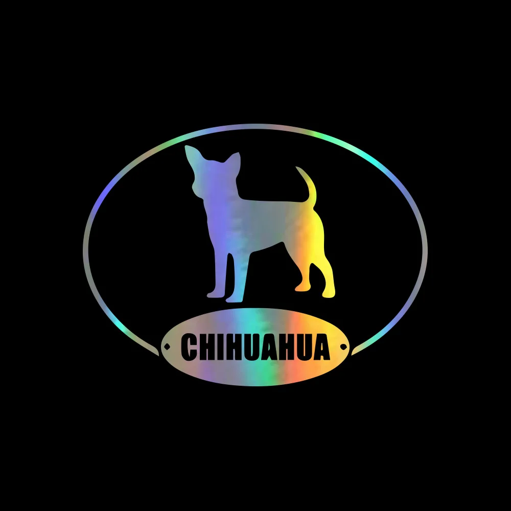 

Chihuahua on Board Car Stickers and Decals Funny Dog in Car Styling Bumper Sticker Vinyl Decal for Cars Window Door 3.58"x4.72"