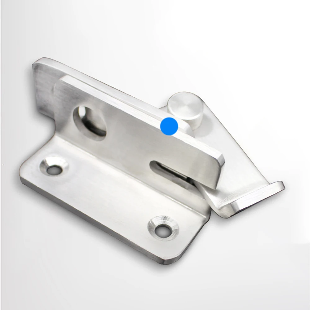 

Free Punching Wardrobe Door Bolt Latch Drawer Lock Safety Stainless Steel Waterproof Anti-violence Door Bolt Left / Right