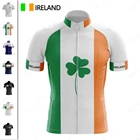 Мужская одежда, новинка 2021, велосипедная одежда с флагом Ирландии, одежда для велоспорта с коротким рукавом, одежда для велоспорта, одежда для горных велосипедов