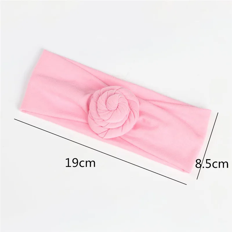 Tocado el&aacute;stico de algod&oacute;n para ni&ntilde;a y beb&eacute;, cinta para el pelo con nudo, accesorios para el cabello, 1 ud.-5