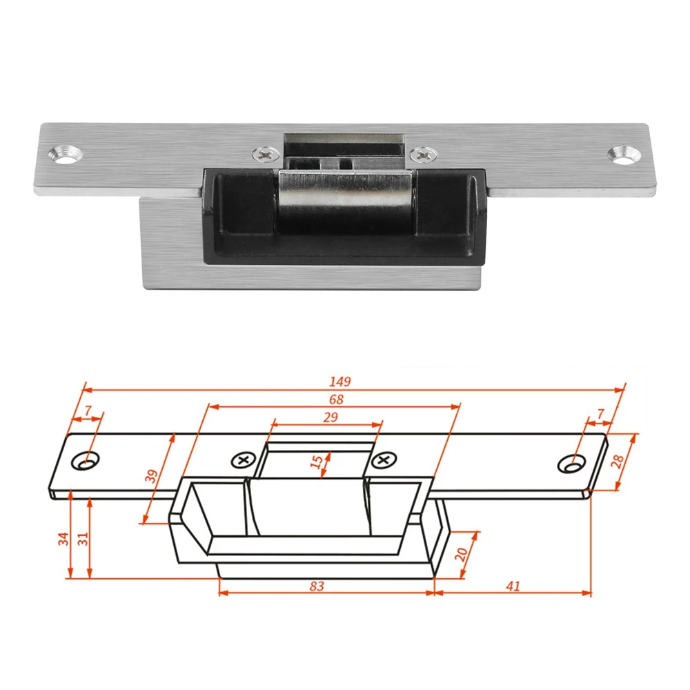 Ysecu с функцией автоматического запирания безопасный Электрический ударов