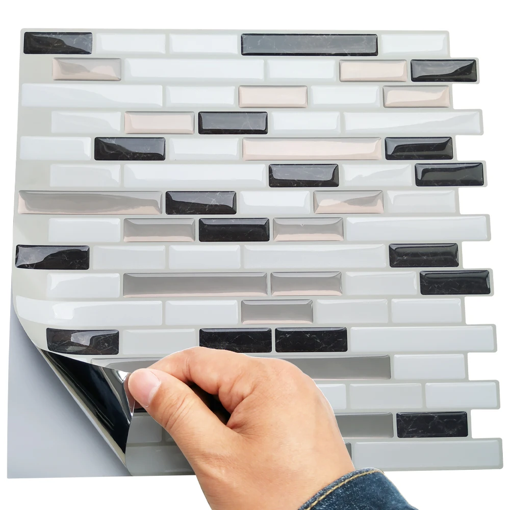 Водостойкий маслостойкий самоклеящийся Кухонный Фартук наклейки для настенной