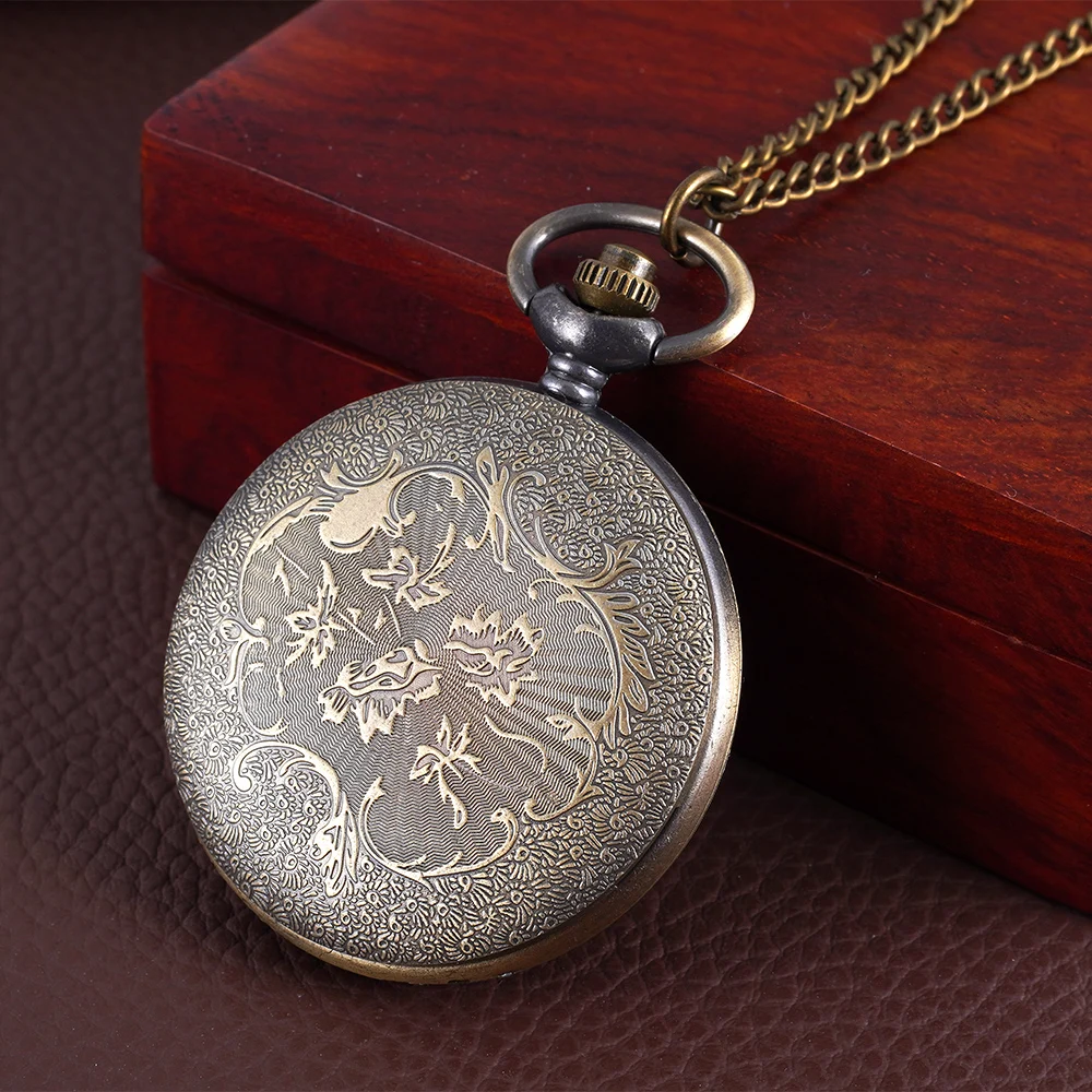 Карманные часы с ретро надписью моему сыну буквами узором Отца и Сына раскладное