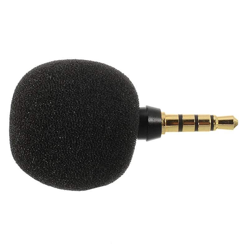 1 шт. 3 5 мм мини черный стерео микрофон Портативный смартфон Микрофон для