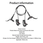 Гидравлический дисковый тормоз MEROCA M4, 4-поршневой масляный тормоз, общий тормоз для горного велосипеда, левый, задний, 1400 мм, правый, передний, 800 мм