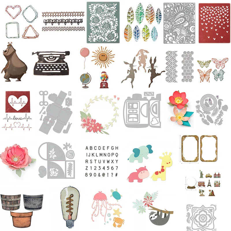 

Happy Easter Butterflies Metal Cutting Dies For Scrapbooking Craft Die Cut Card Making Embossing Stencil Photo Album