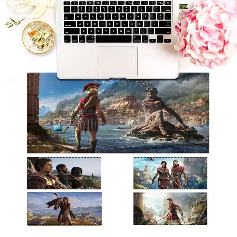 

Sale assassins creed odyssey Mouse Pad Gaming MousePad Large Big Mouse Mat Desktop Mat Computer Mouse pad For Overwatch