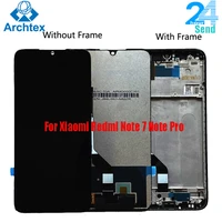 for xiaomi redmi note 7 lcd with frame display screen for redmi note7 pro lcd with frame display screen