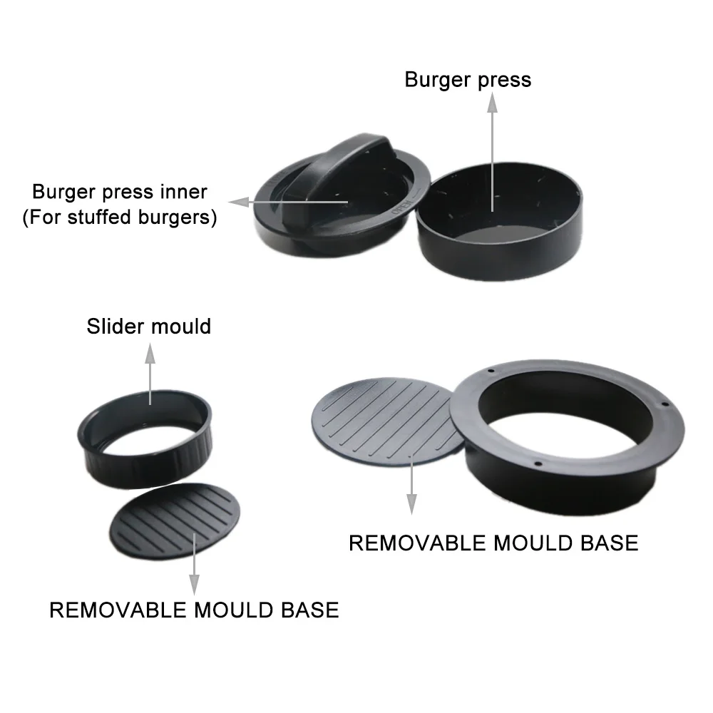 Пресс для гамбургеров из АБС-пластика круглая форма антипригарные котлеты