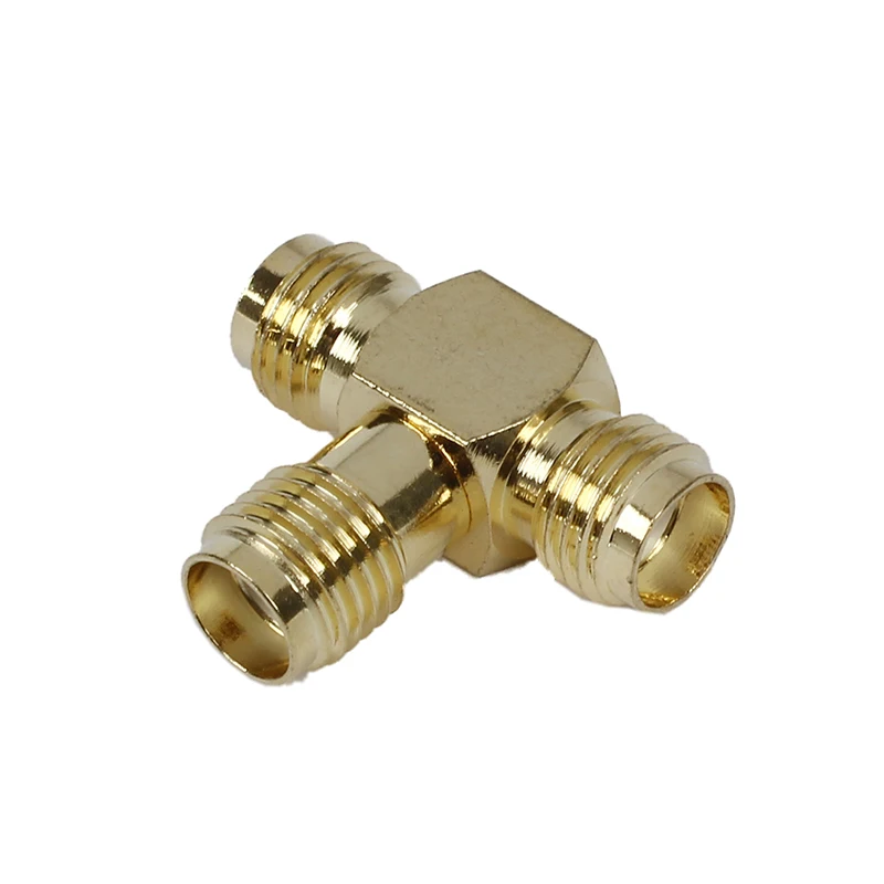 Гнездо SMA для двух разъемов Female Triple T RF Adapter Коннектор 3 way Splitter | Обустройство дома