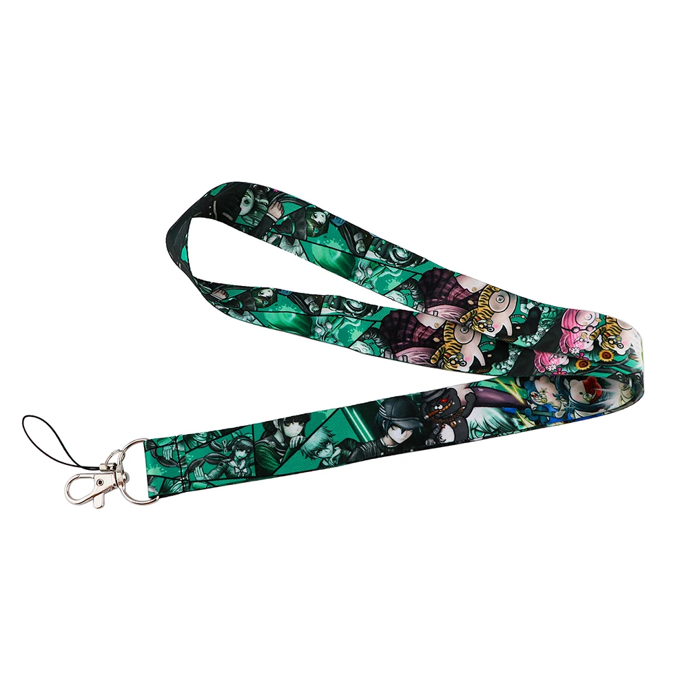 

JF349 Anime Bear Lanyard For Keys Cute Cell Phone Straps ID Card Passport Gym USB Badge Holder Keychain Lanyards Neck Straps