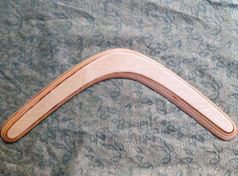 right hand version Авиационный Вояж 36*15 см ручной работы дерево НЛО Бумеранг блюдце бросать и ловить летающий диск, игры на открытом воздухе Газон игры игрушки - Цвет: right hand version