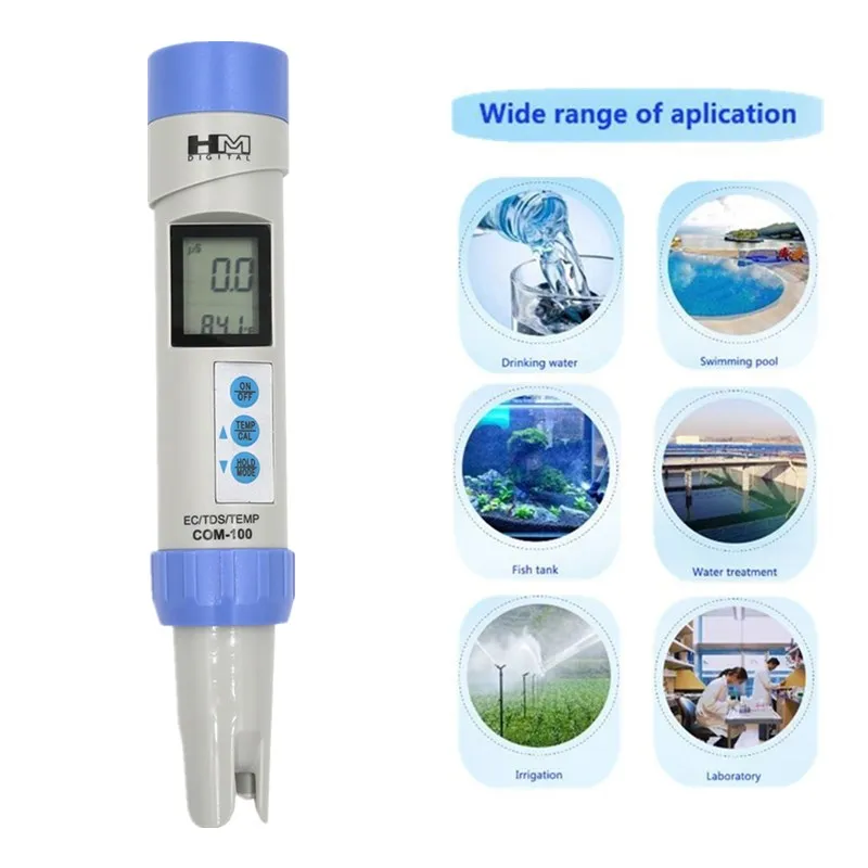 HM COM100 TDS ручка с тестер качества воды проводимость монитор детектор измеритель