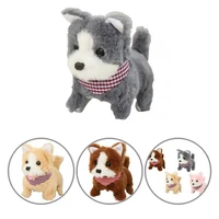 puppy plush toys practical electric robot dog toy with wag tail cozy interactive ability electric plush dog