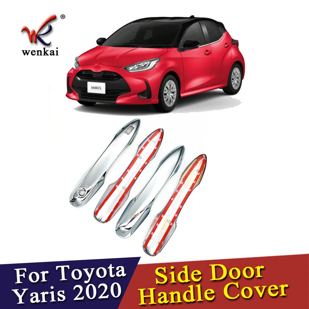 Крышка для боковой дверной ручки из АБС-пластика Toyota Yaris 2020 2021 автомобильные
