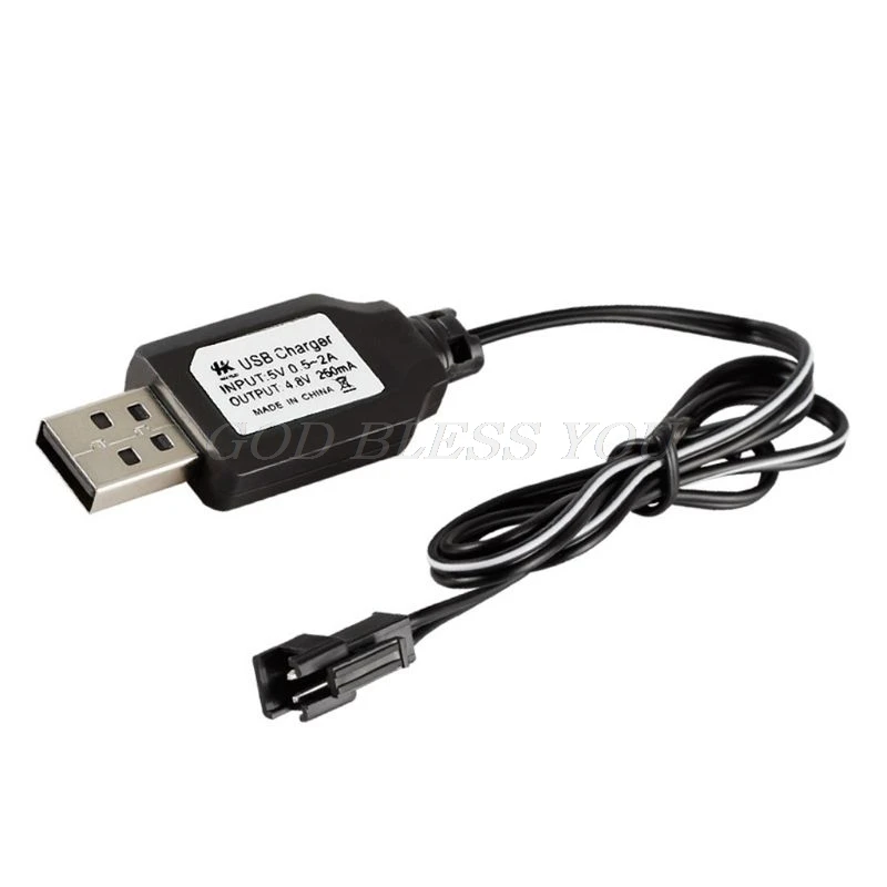 Кабель для зарядки Батарея USB Зарядное устройство Ni Cd MH батареи пакет SM 2P штекер