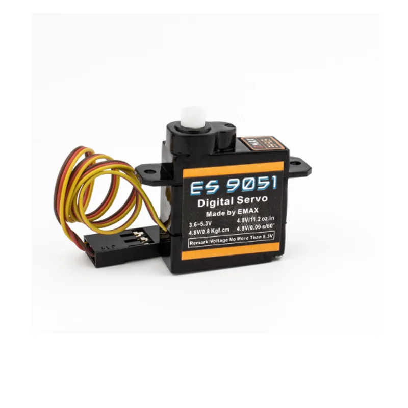 EMAX ES9051 4 3 г цифровой сервопривод Pastic Gear 0 8 кг Крутящий момент для 3D F3P самолетов