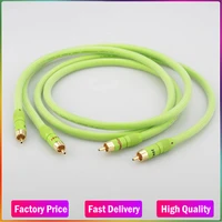 high quality a51 6n 99 9999 ofc male male rca interconnect cable with gold plated rca plug for hifi system