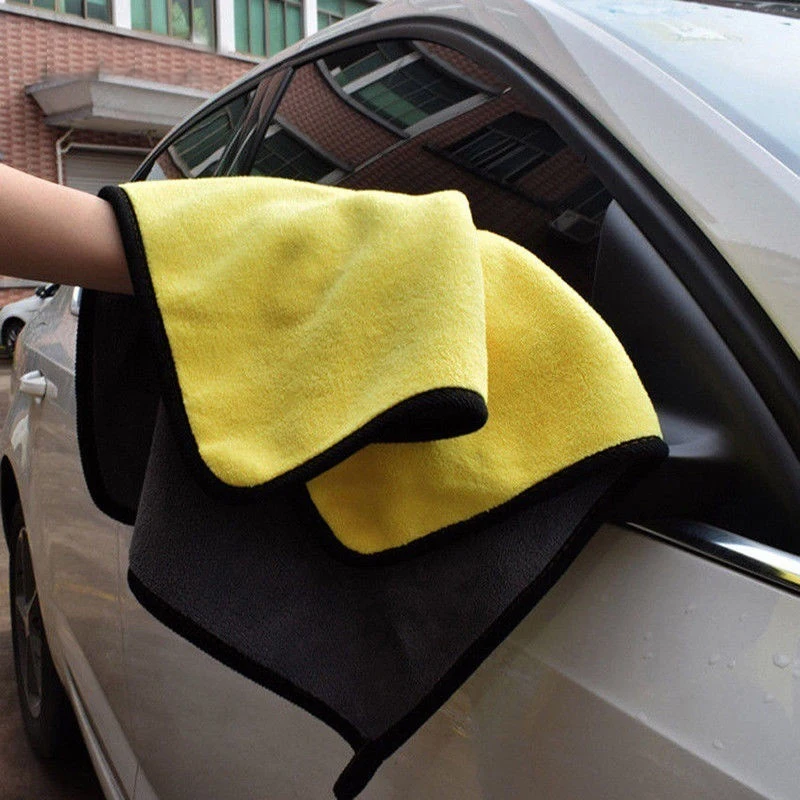 

Extra Soft 30*30cm Car Wash Microfiber Towel Plush Cleaning Drying Cloth Car Care Cloth Detailing Polishing Cars Wash Brush Rag