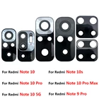 10 шт.лот оригинальный новый для Redmi Note 9 Pro стеклянный объектив для камеры с клеевой наклейкой Redmi Note 5 6 7 8 8T 9S 9 10 Pro Max стеклянный объектив