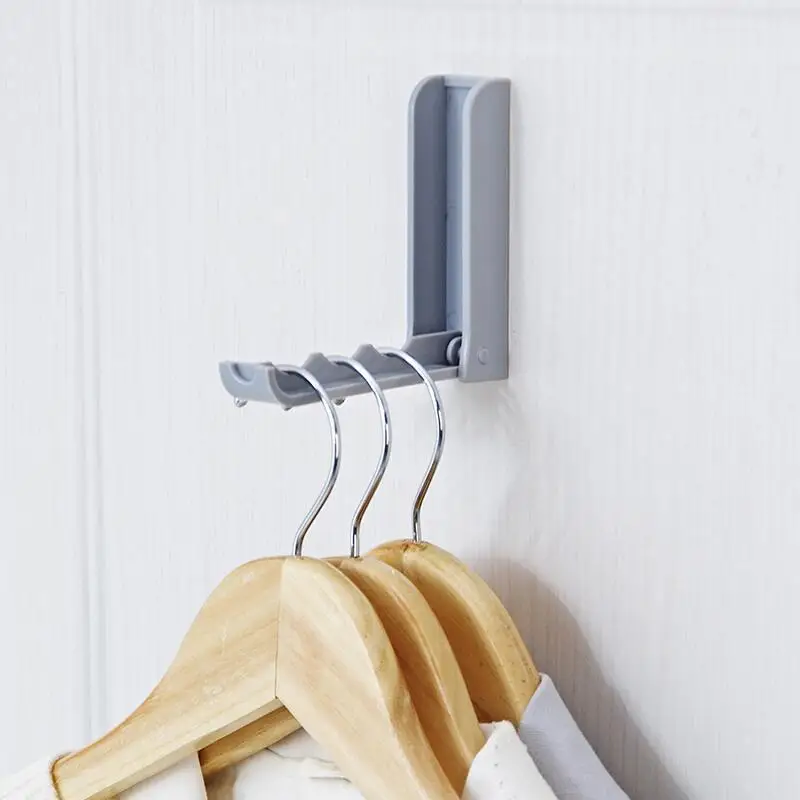 Креативные складные вешалки для ключей ванной комнаты крючки дверей