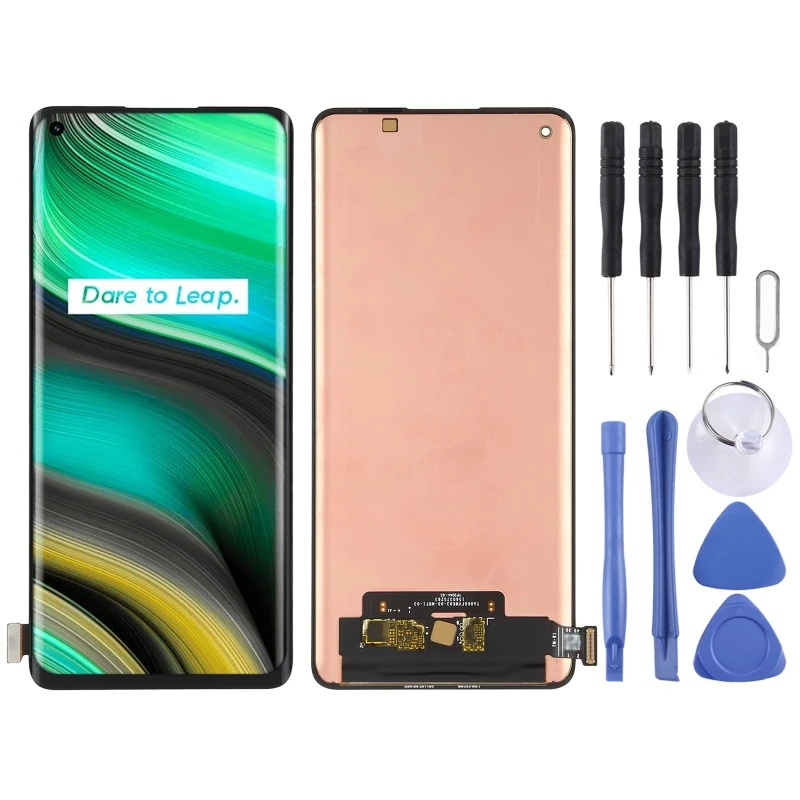 Original Super AMOLED Material LCD Screen and Digitizer Full Assembly for OPPO Realme X7 Pro Ultra | Мобильные телефоны и