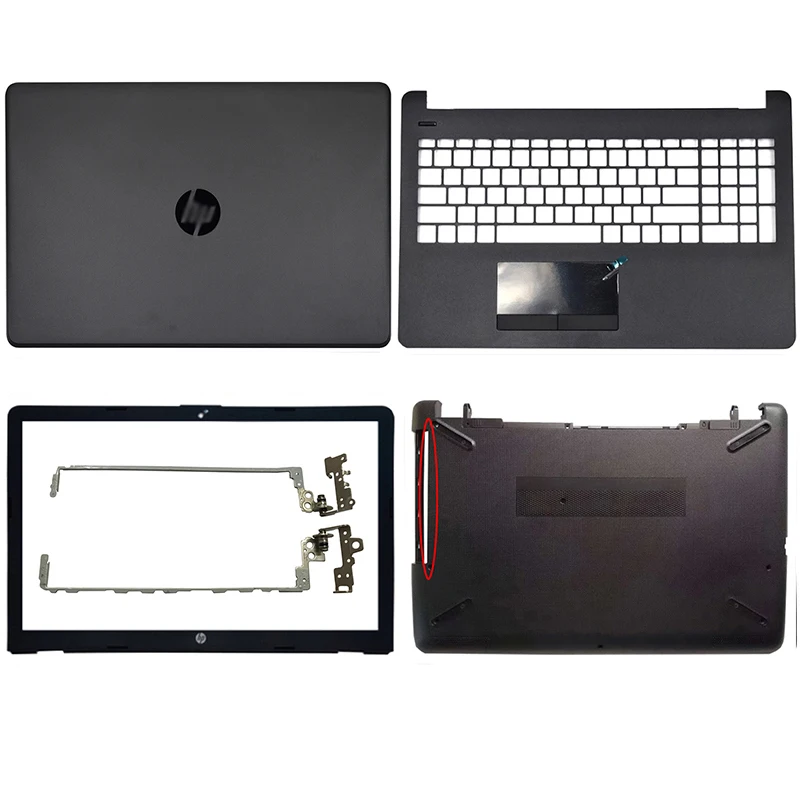 

NEW Laptop LCD Back Cover/Front bezel/Hinges/Palmrest/Bottom Case For HP 15-BS 15T-BS 15-BW 15Z-BW 250 G6 255 G6 924899-001