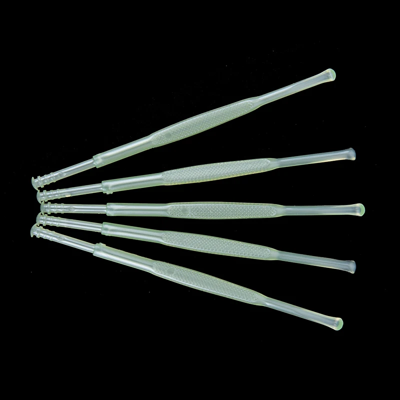 

5Pcs/lot Plastic Earpicks Ear Wax Pickers Ear Pick Curette Remover Cleaner Ear Care Tool EarPick 9cm Random Ear Care Tool