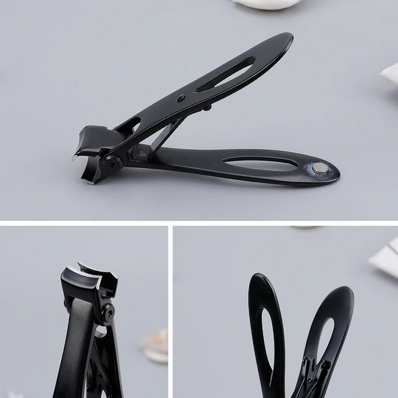 

Professional Stainless Steel Nail Splash Proof Cutter Toenail Fingernail Manicure Trimmer Toenail Clippers for Thick Nails