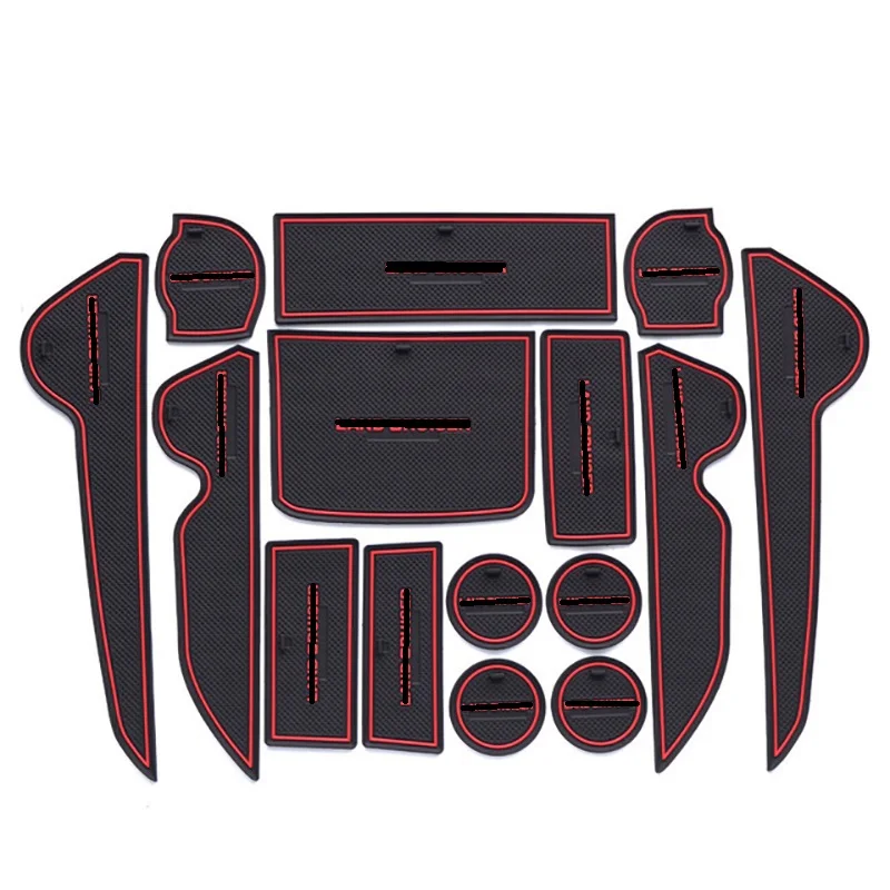 

Коврик дверной резиновый нескользящий для Toyota Land Cruiser 200, FJ200, LC200, 2008-2019, 15 шт.