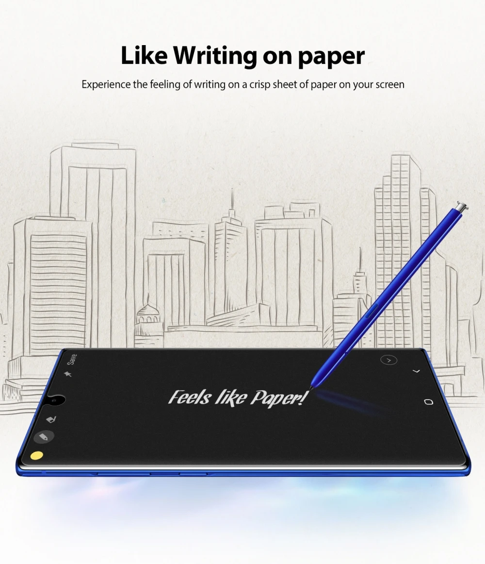 Ringke защита экрана двойная легкая пленка для Galaxy Note 10 Plus Высокое разрешение легкое применение плёнки для Note 10+ Pro [2 шт. в упаковке]