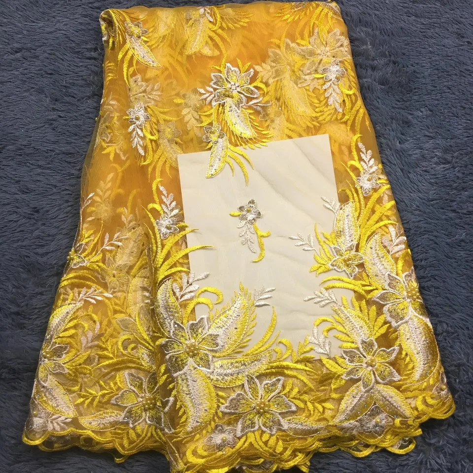 Новинка 2021 года тюль из Дубая кружевная ткань нигерийский французский с камнями